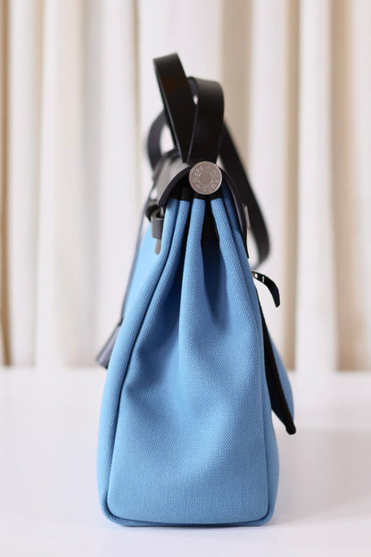 Hermes Herbag 31 New Blue Jean