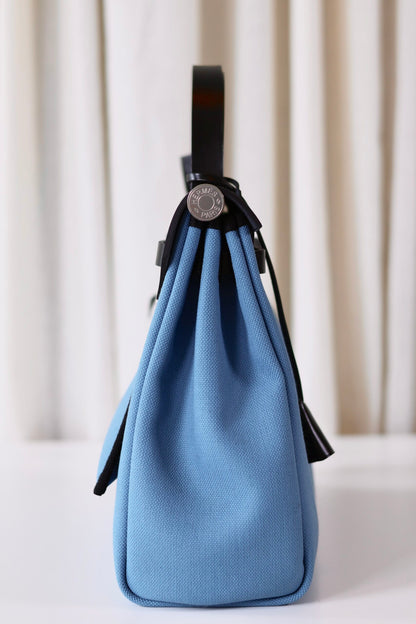 Hermes Herbag 31 New Blue Jean