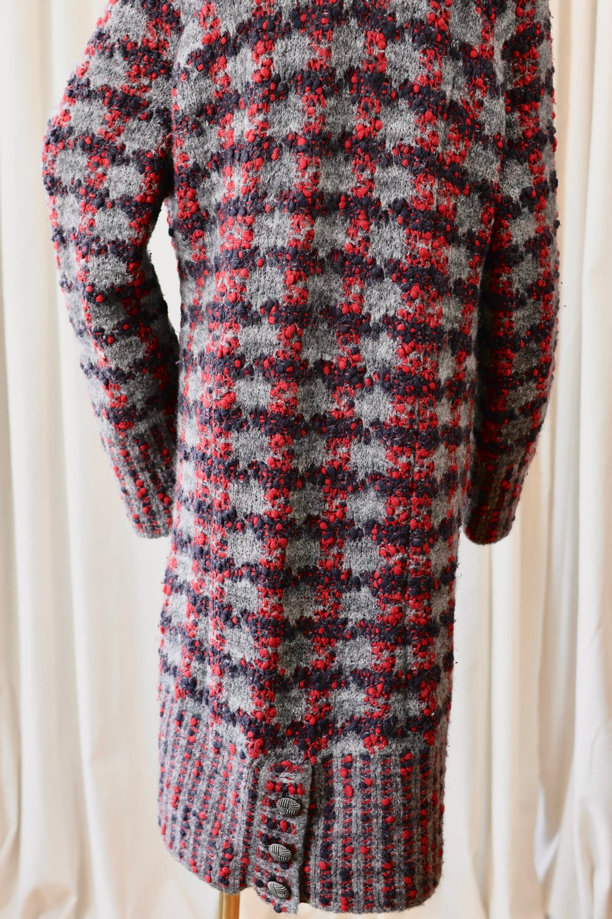 Chanel Knitted Coat Wool