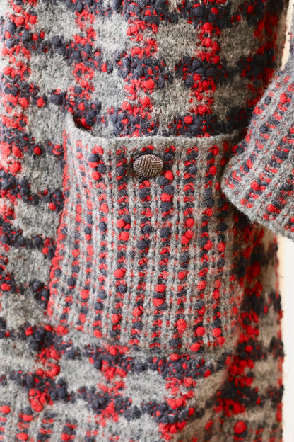 Chanel Knitted Coat Wool