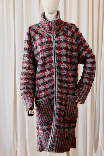 Chanel Knitted Coat Wool