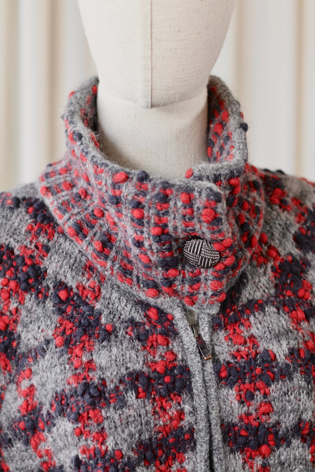 Chanel Knitted Coat Wool