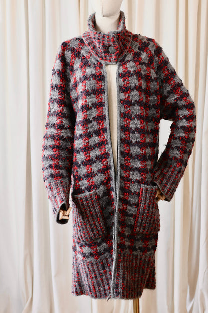 Chanel Knitted Coat Wool
