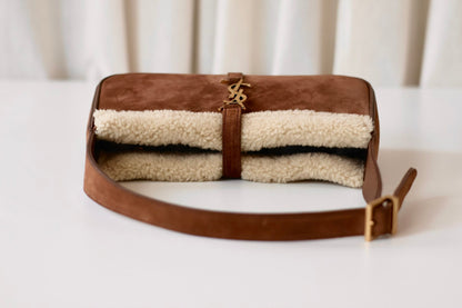 Saint Laurent Le 5 À 7 shearling