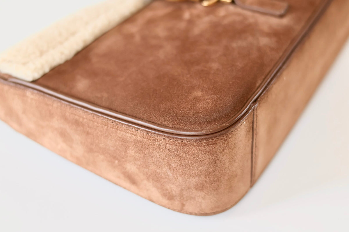 Saint Laurent Le 5 À 7 shearling