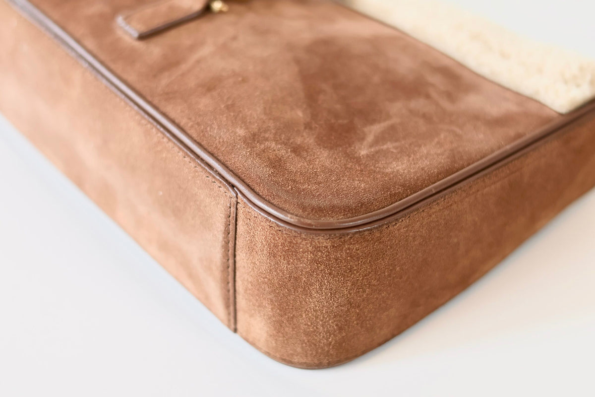 Saint Laurent Le 5 À 7 shearling