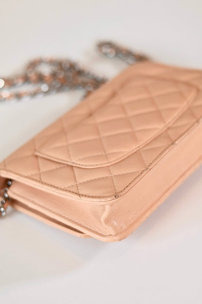 Chanel Wallet On Chain Beige
