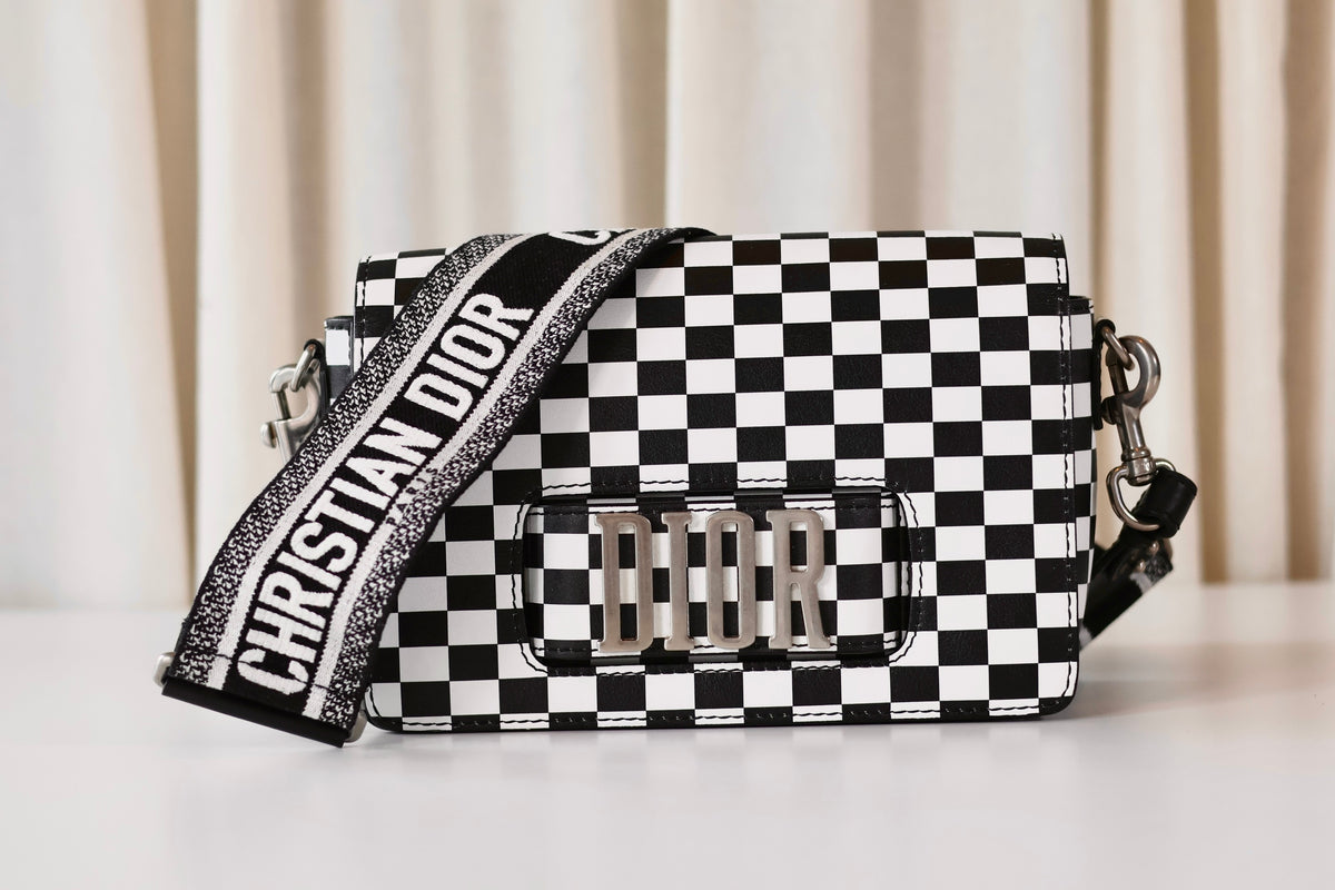 Dior Revolution Checkerd Flap Bag