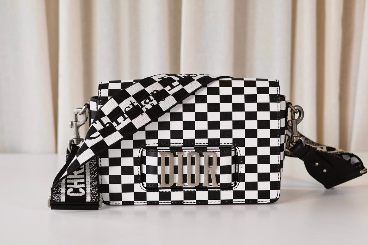 Dior Revolution Checkerd Flap Bag