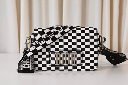 Dior Revolution Checkerd Flap Bag