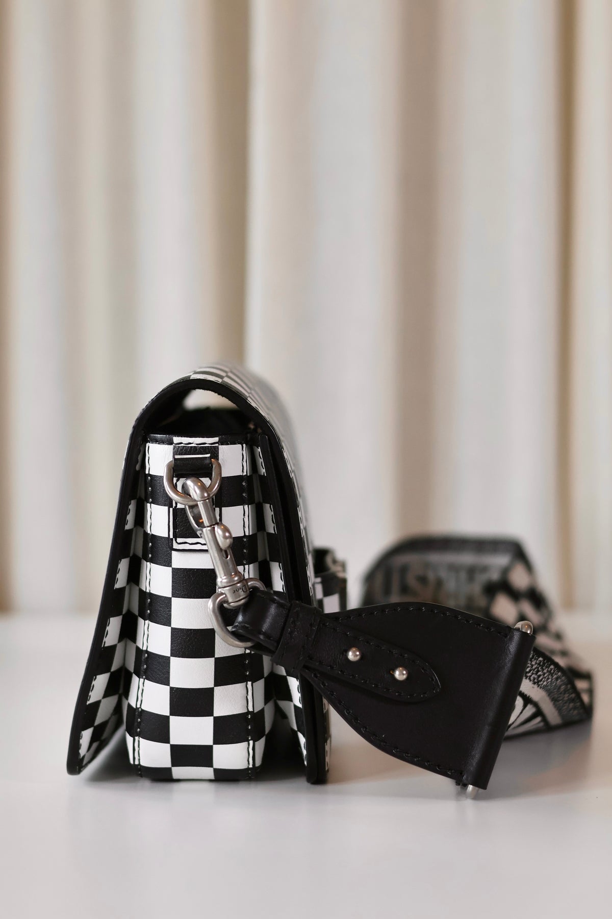 Dior Revolution Checkerd Flap Bag