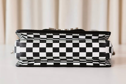 Dior Revolution Checkerd Flap Bag