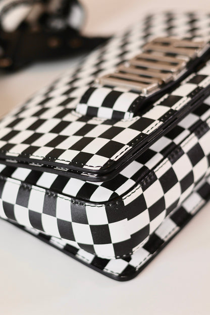 Dior Revolution Checkerd Flap Bag