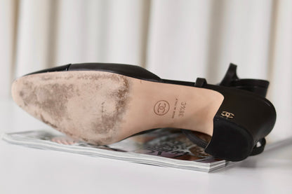 Chanel Sling Back Heels