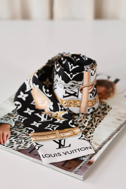 Louis Vuitton Twilly Large Black & White