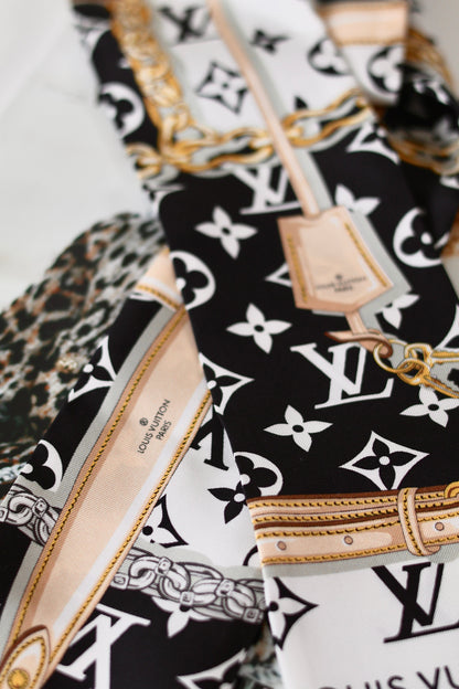 Louis Vuitton Twilly Large Black & White