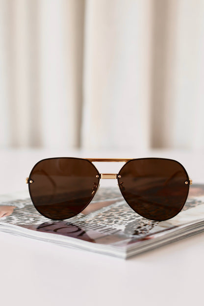 Bottega Veneta Sunglasses Gold