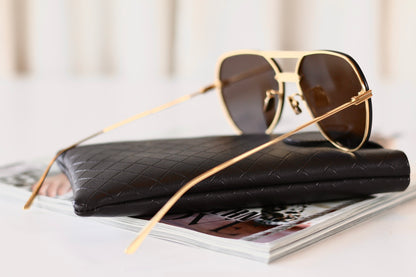Bottega Veneta Sunglasses Gold