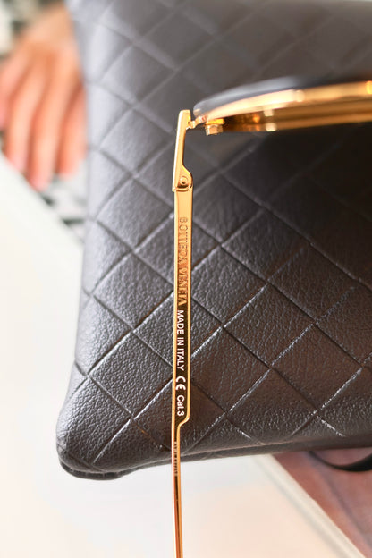 Bottega Veneta Sunglasses Gold