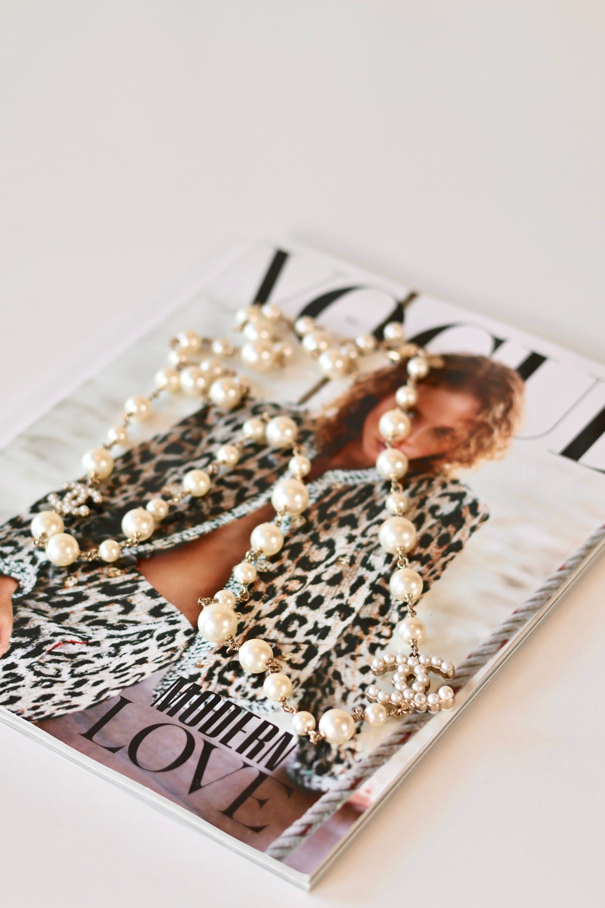 Chanel CC Pearl Necklace