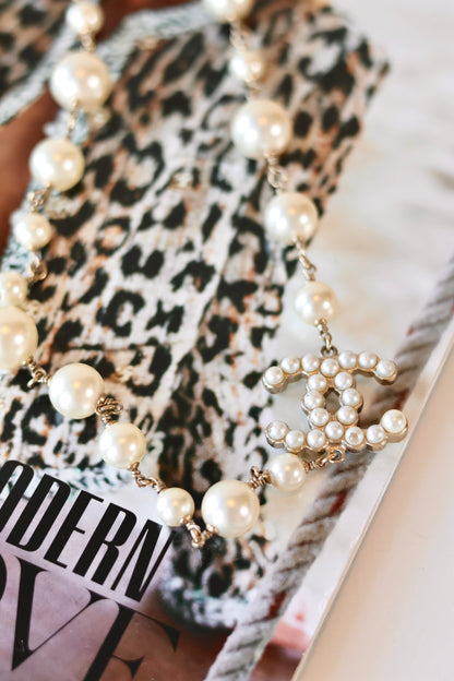 Chanel CC Pearl Necklace