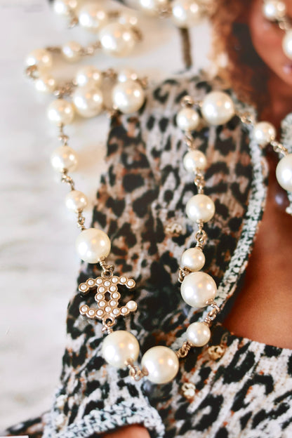 Chanel CC Pearl Necklace