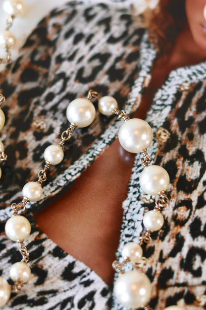 Chanel CC Pearl Necklace