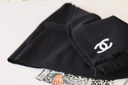 Chanel CC Scarf Black