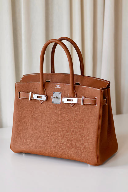 Hermes Birkin 30 Gold PHW