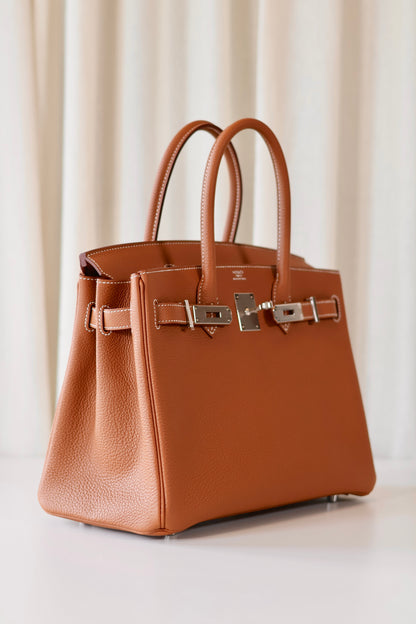 Hermes Birkin 30 Gold PHW