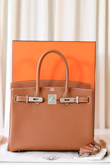 Hermes Birkin 30 Gold PHW