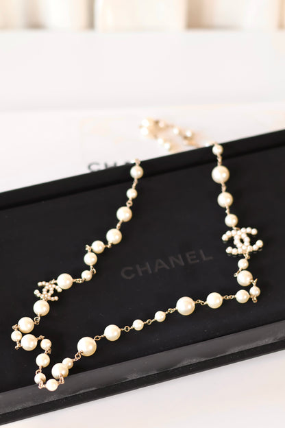 Chanel CC Pearl Necklace