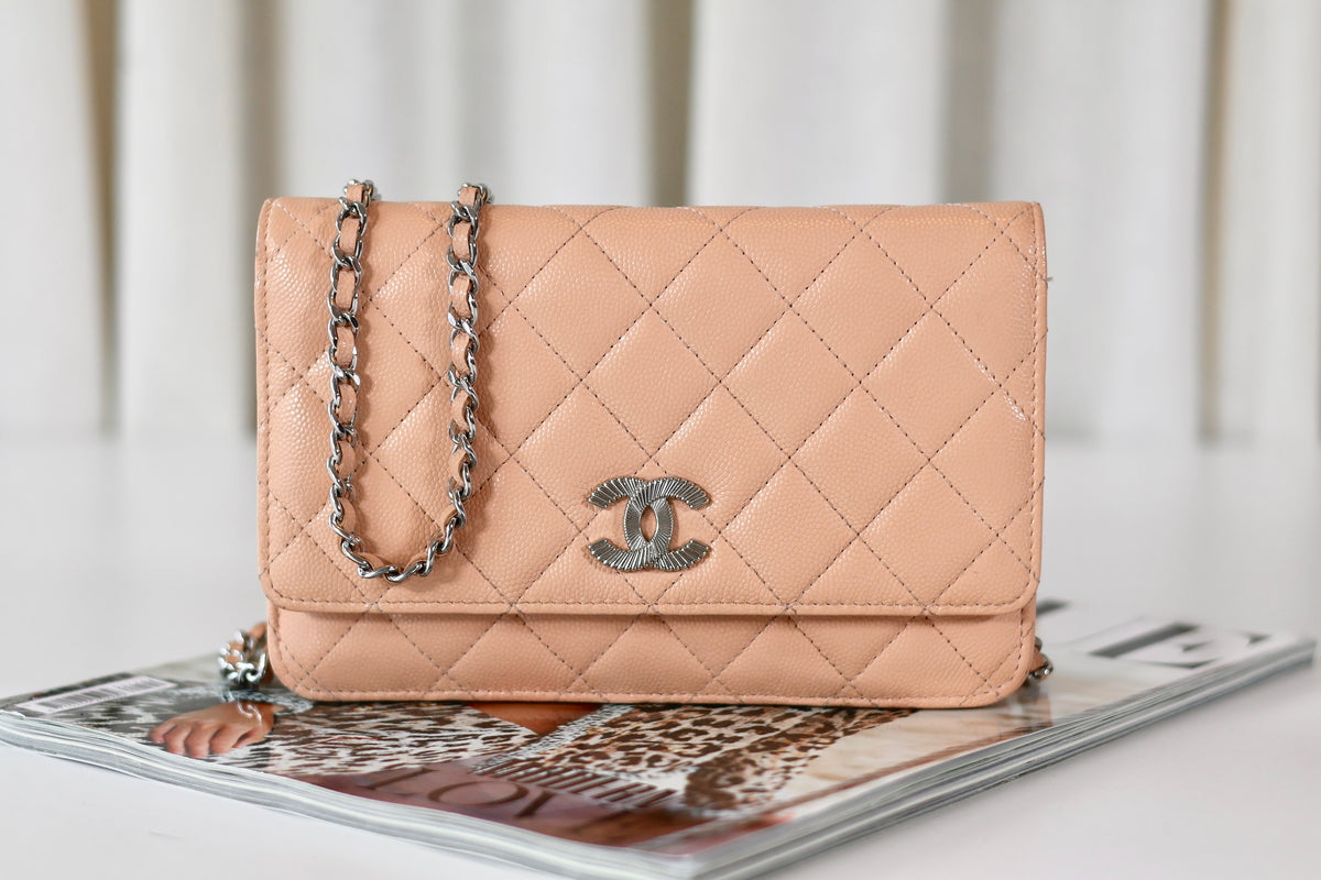 Chanel Wallet On Chain Beige