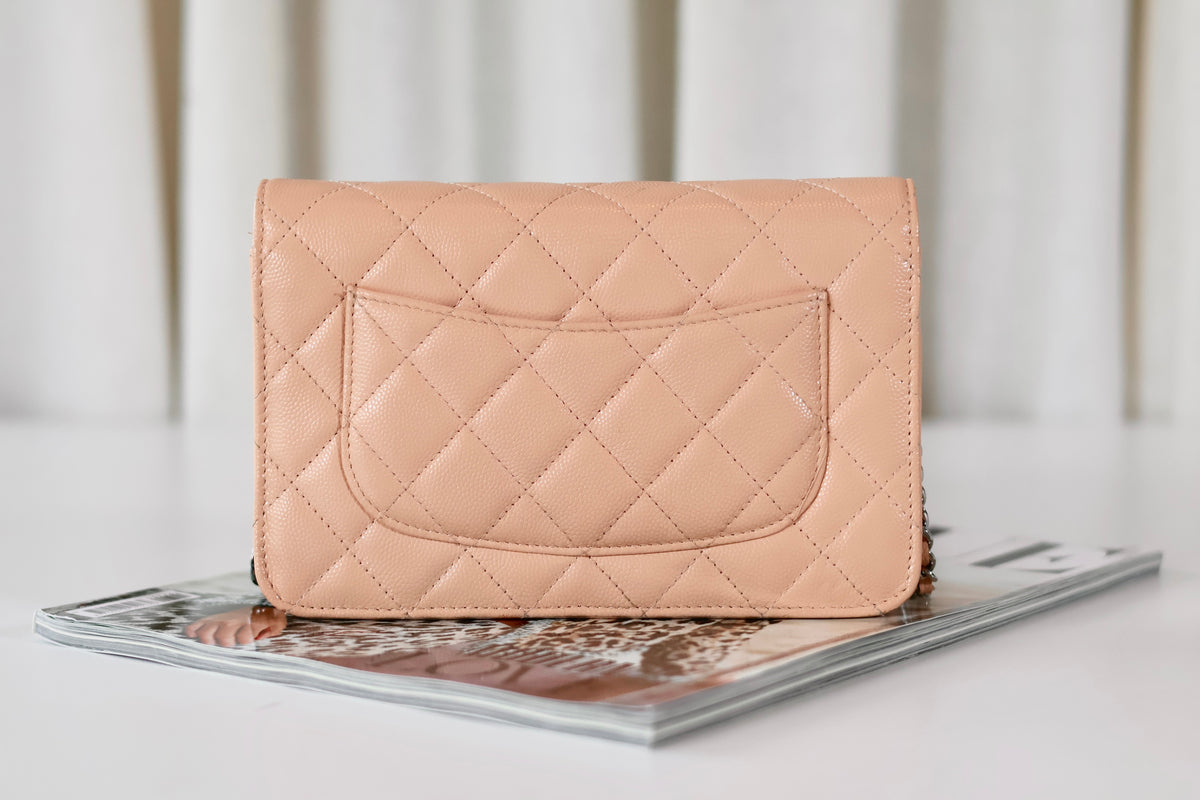 Chanel Wallet On Chain Beige