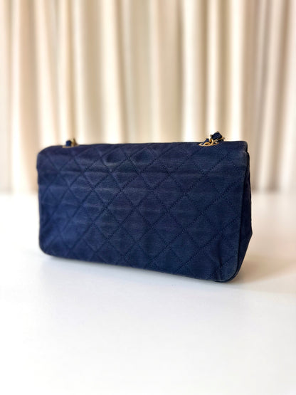 Chanel fabric full flap bag