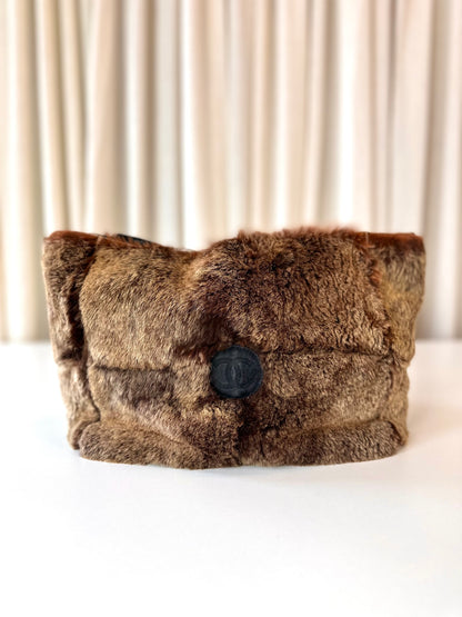 Chanel fur shopper