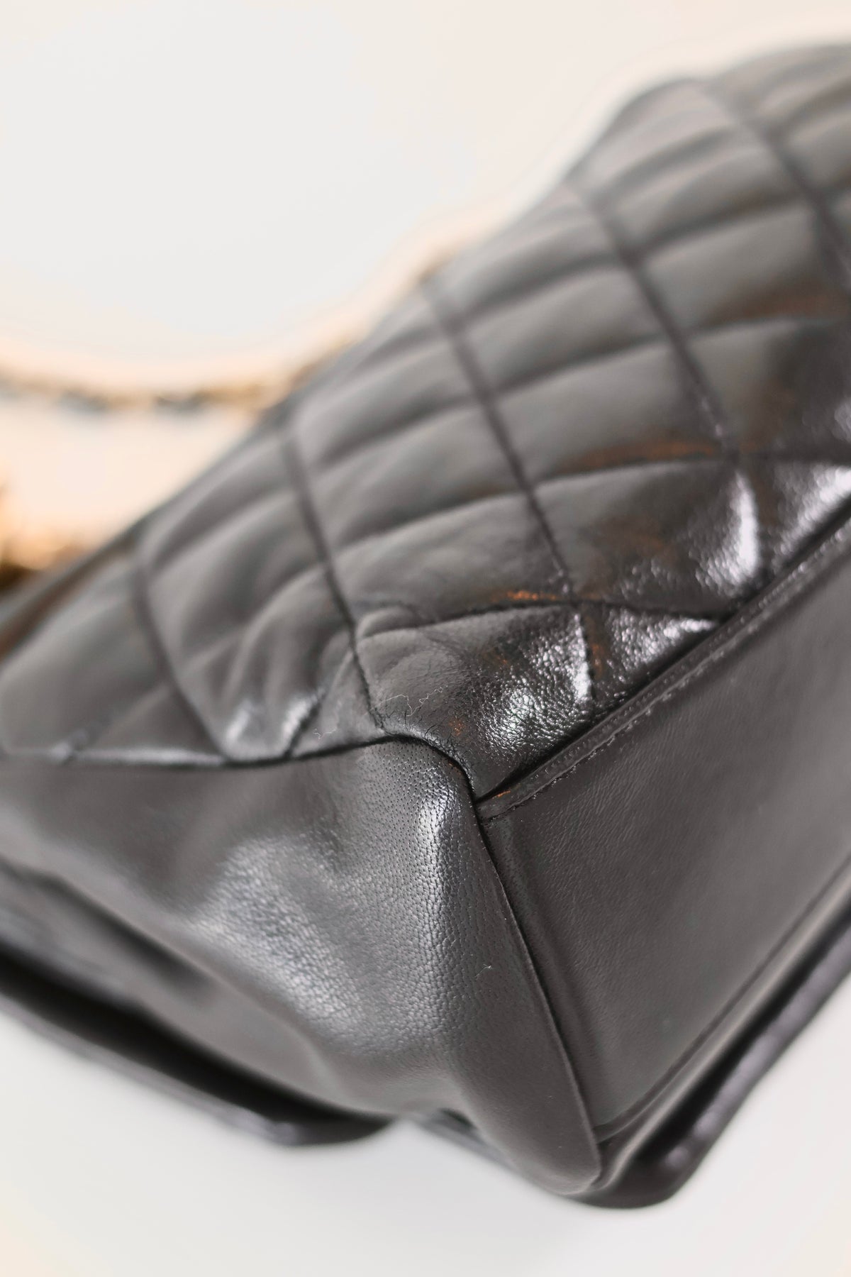 Chanel Single Flap Bag Black