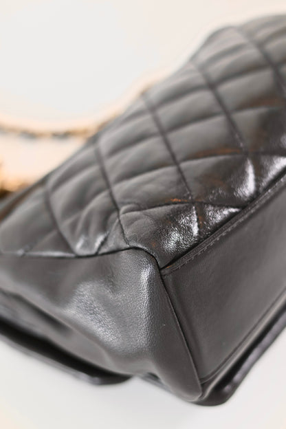 Chanel Single Flap Bag Black