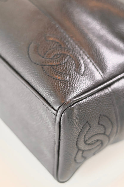 Chanel Triple Caviar Tote Black