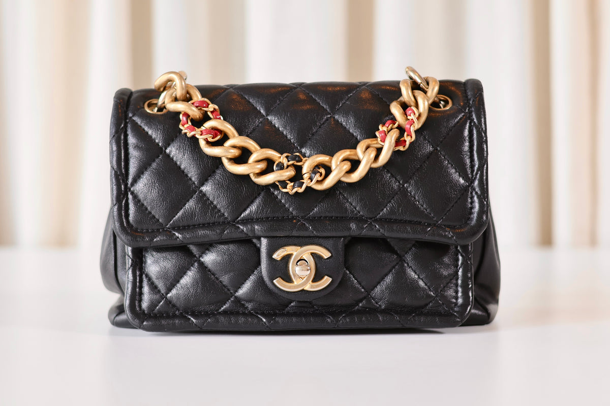 Chanel Single Flap Bag Black