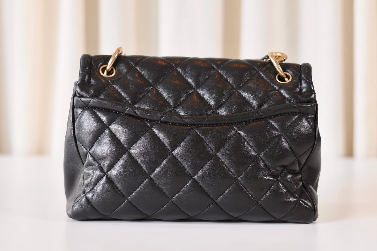 Chanel Single Flap Bag Black