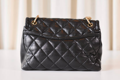 Chanel Single Flap Bag Black