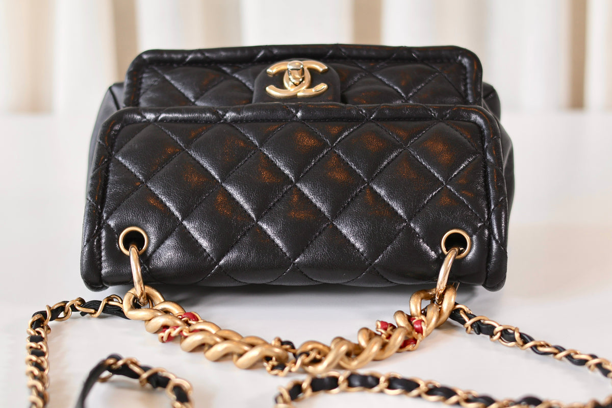 Chanel Single Flap Bag Black