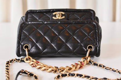 Chanel Single Flap Bag Black