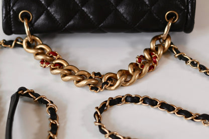 Chanel Single Flap Bag Black