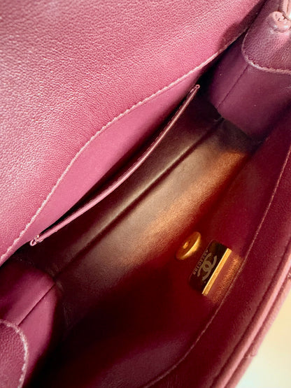 Chanel SIngle FLap Bag Bordeaux