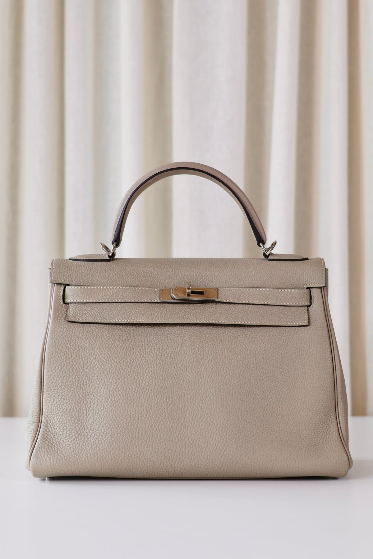 Hermès Kelly 32 Gris Tourterelle
