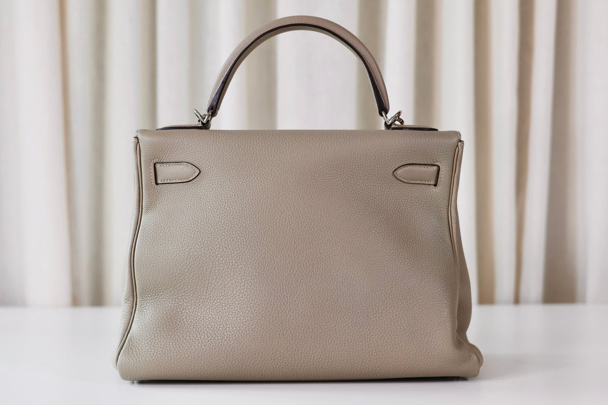 Hermès Kelly 32 Gris Tourterelle
