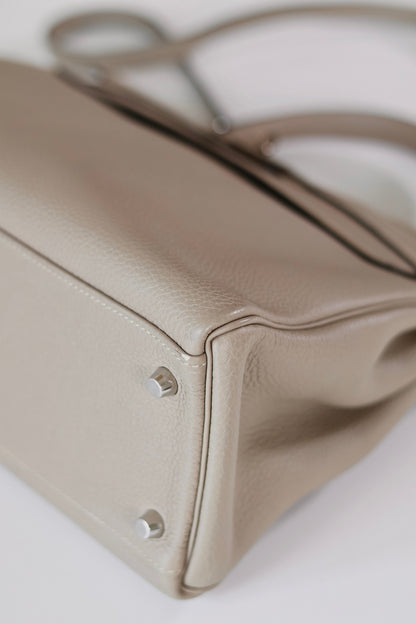 Hermès Kelly 32 Gris Tourterelle