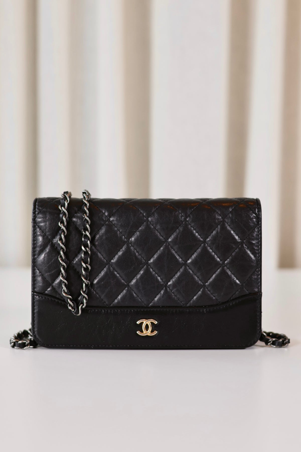Chanel Wallet On Chain Black